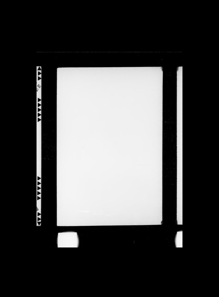 Blank microfilm insert